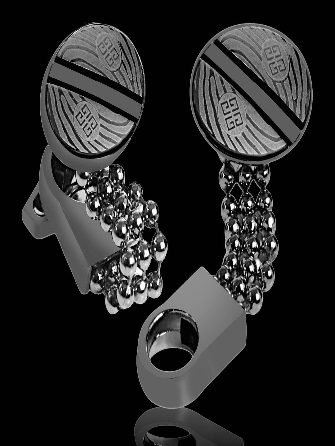Curren Men Brass Cufflink Set-picture-44