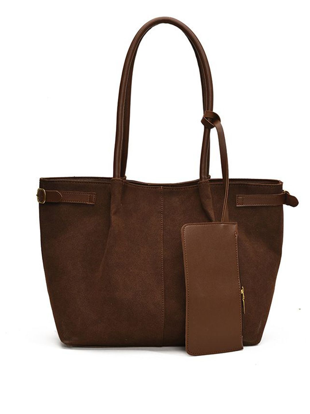 CORSICA Women Solid Structured Tote Bag with Pouch-picture-10