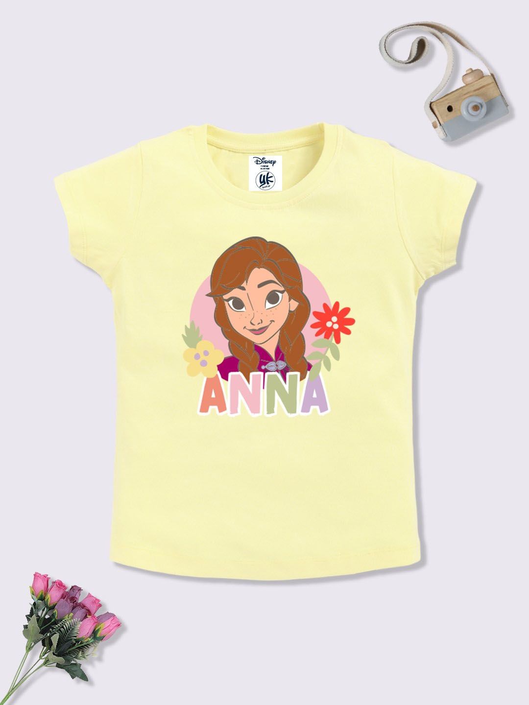 YK Disney Girls Printed Pure Cotton T-shirt-picture-31