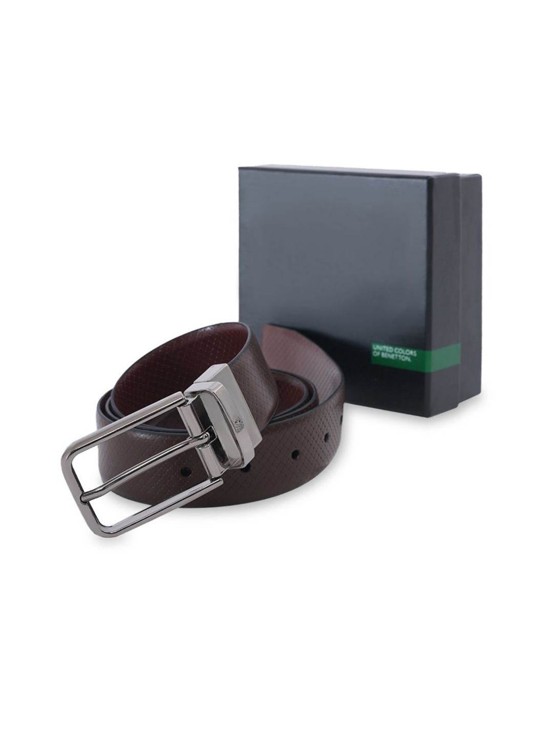United Colors of Benetton Men Leather Reversible Belt-picture-54