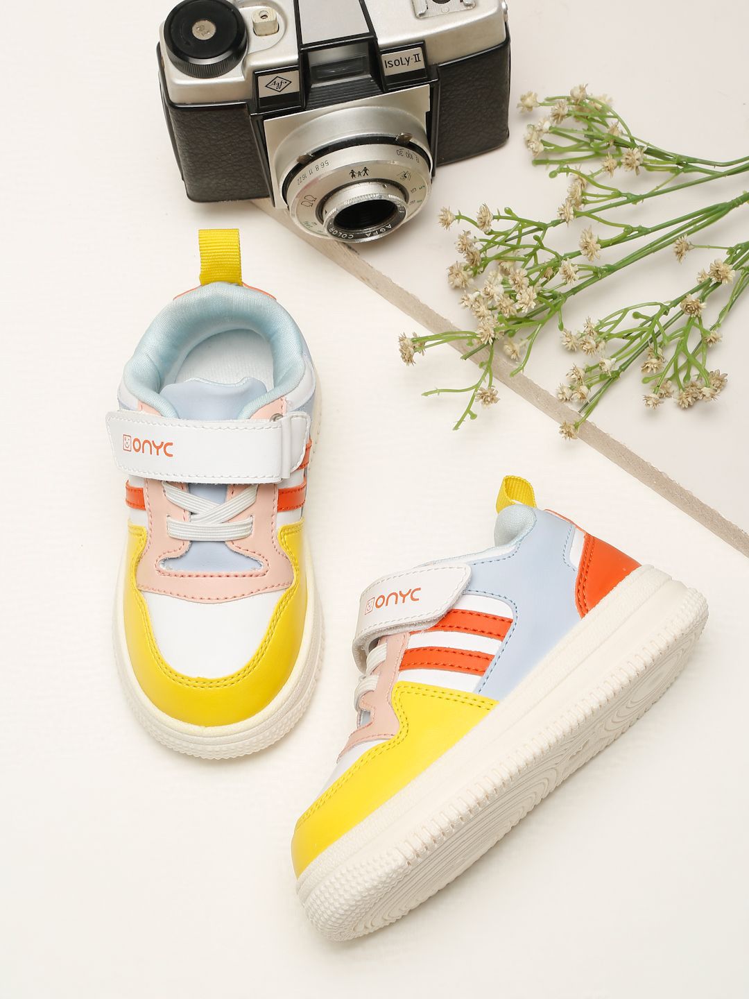 ONYC Kids Comfortable & Lightweight Lace-Free Sneakers-picture-43