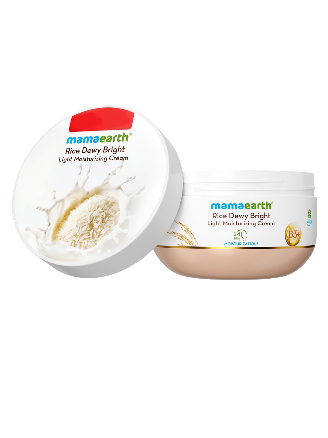 Mamaearth Rice Dewy Bright Light Moisturizing Cream with Niacinamide & Glycerin - 50 g-picture-37