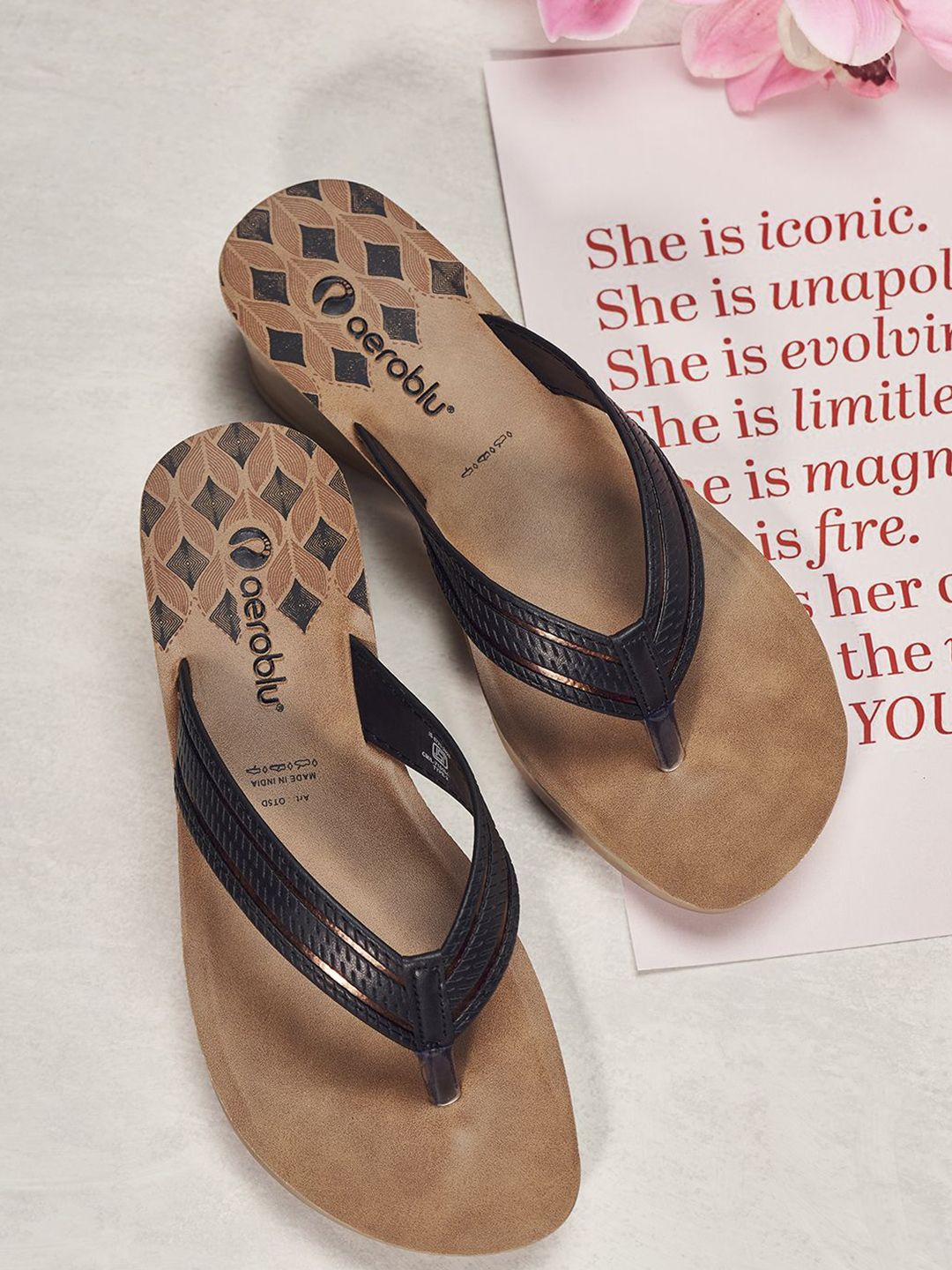 Aeroblu Women Wedge Sandals-image-37