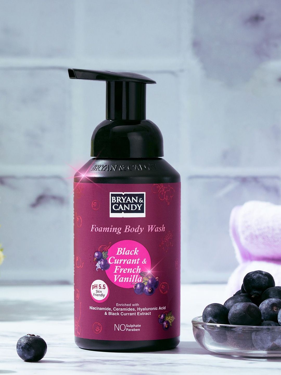 BRYAN & CANDY NEW YORK Black Current & French Vanilla Foaming Body Wash- 250 ml-image-47