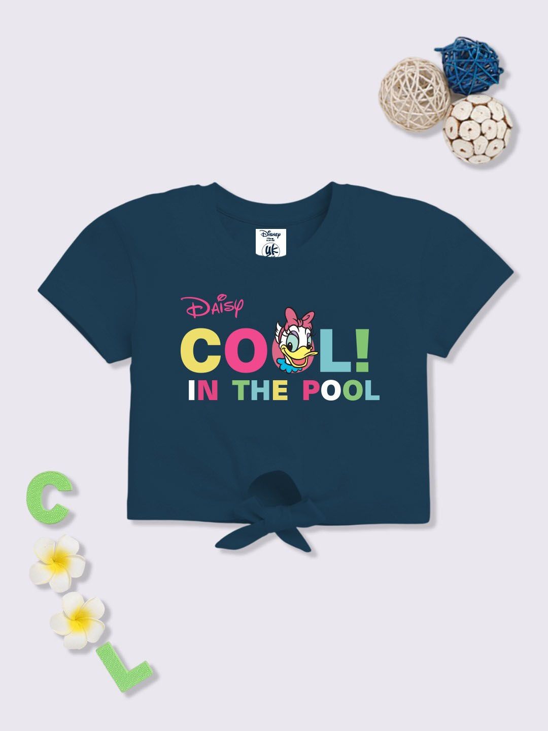 YK Disney Girls Printed Cotton Crop Top-picture-48
