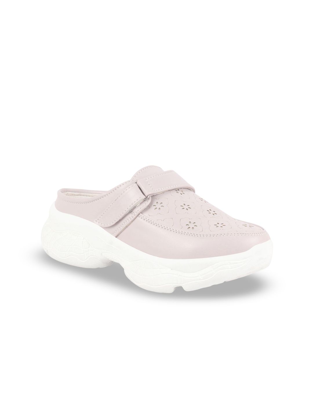 FAUSTO Women Slip-On Lightweight Mules with Laser Cuts-picture-31