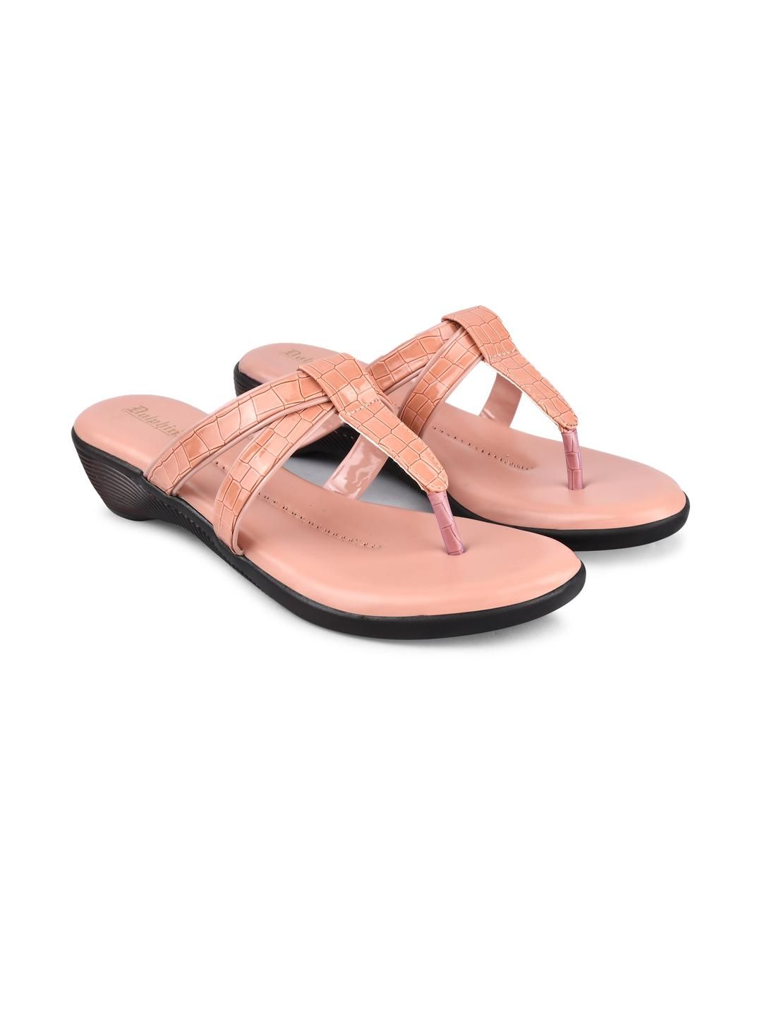 Dollphin Women Casual Nude Flats Sandal with Laser Cuts-picture-26