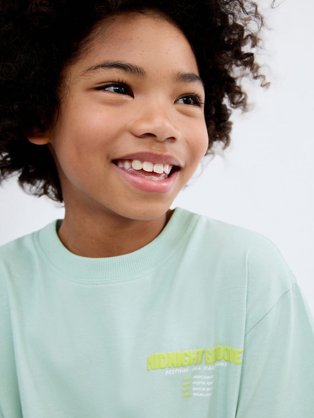 Mango Kids Boys Typography Printed Pure Cotton Drop-Shoulder Sleeves Pure Cotton T-shirt-picture-21