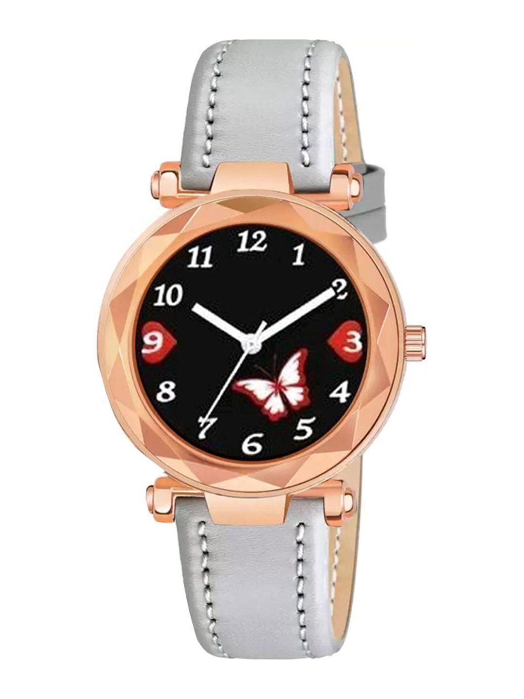 Miss Perfect Women Printed Dial & Leather Textured Straps Digital Watch Cvv79-picture-23