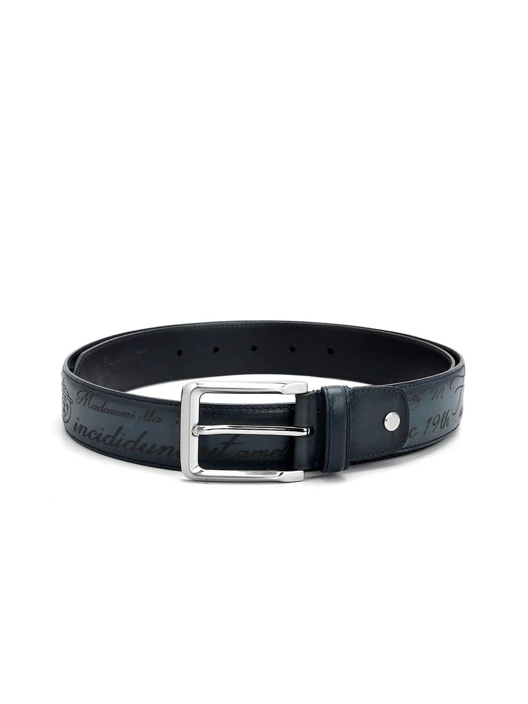 Da Milano Men Printed Leather Formal Belt-picture-11