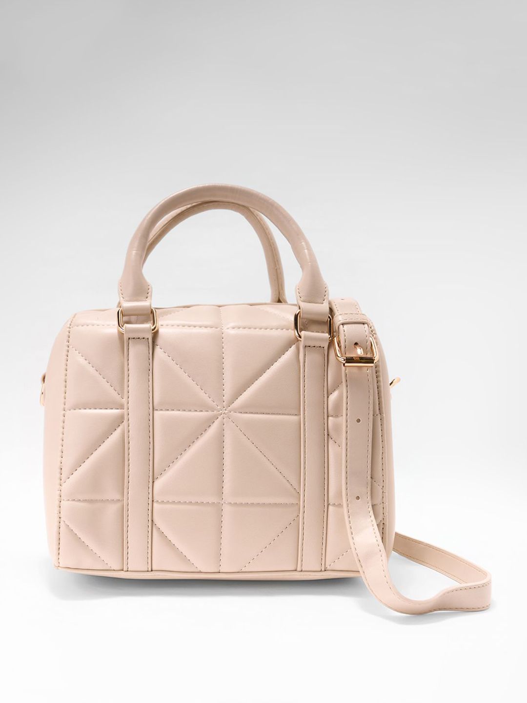 Forever Glam by Pantaloons Women Textured Structured Quilted Shoulder Bag-picture-37