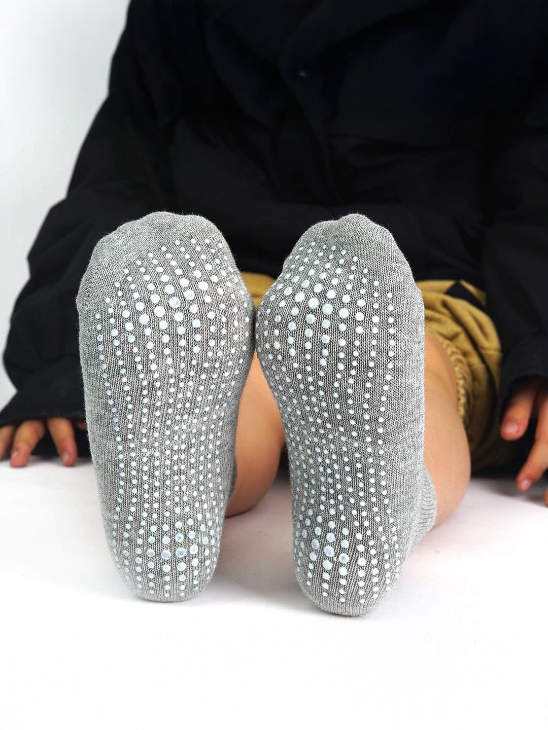 HEBTROCO Kids Anti-Skid Ankle Length Socks-image-35