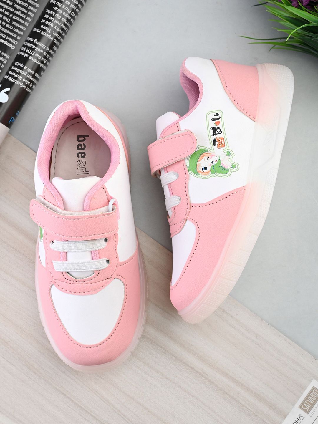 BAESD Kids Colourblocked Velcro Sneakers-picture-58