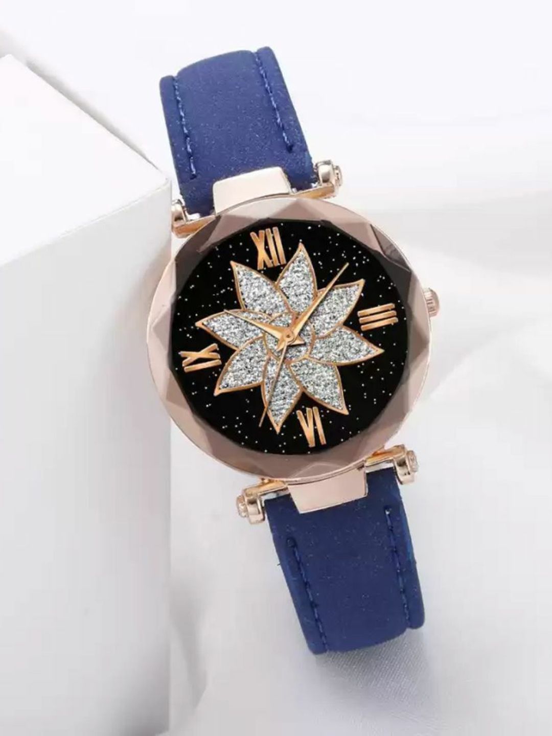 Miss Perfect Women Embellished Dial & Leather Straps Analogue Watch YP171-picture-7