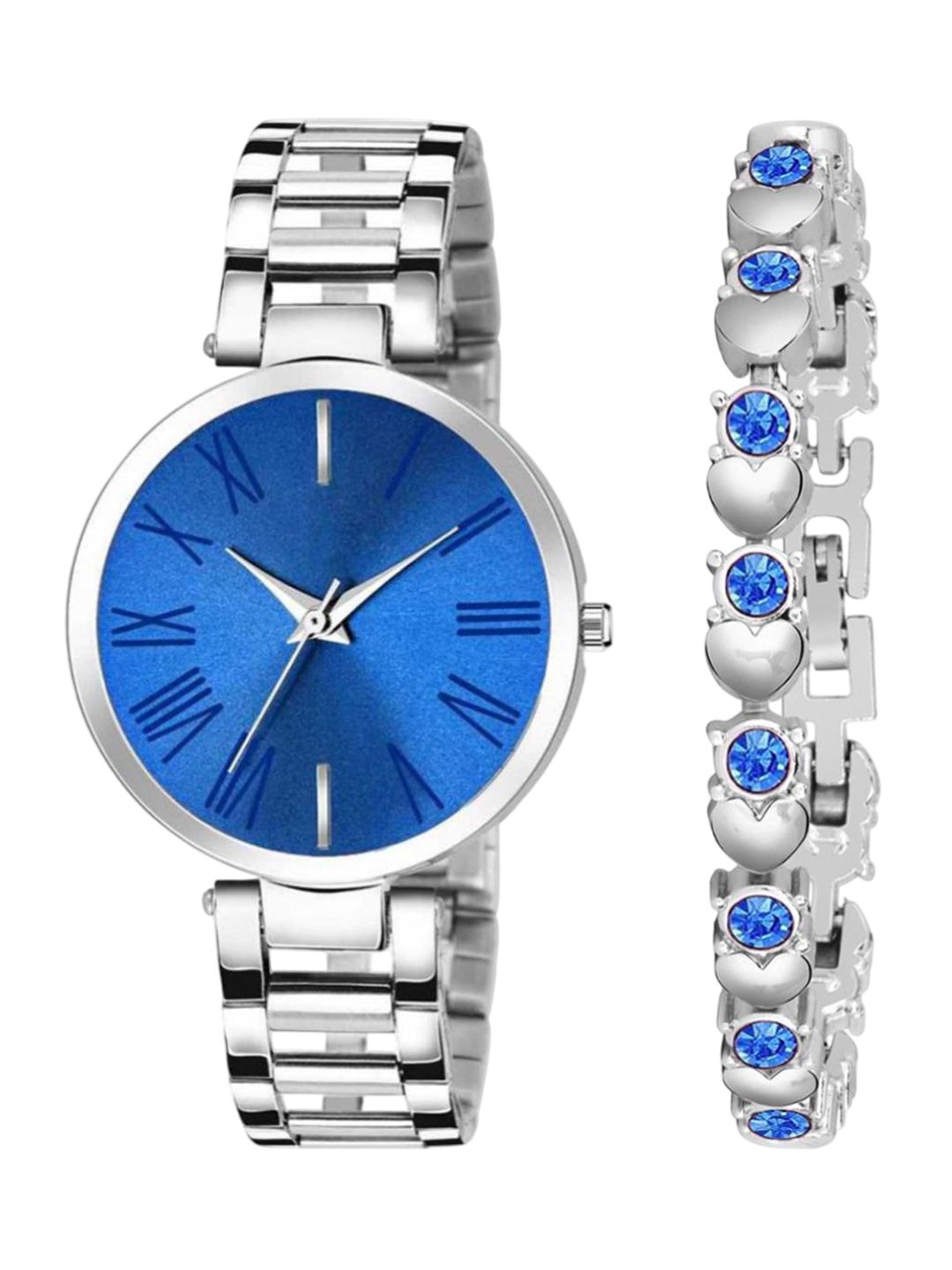 Miss Perfect Women Bracelet Style Straps Analogue Watch & Bracelet Gift Set jk2015-image-32
