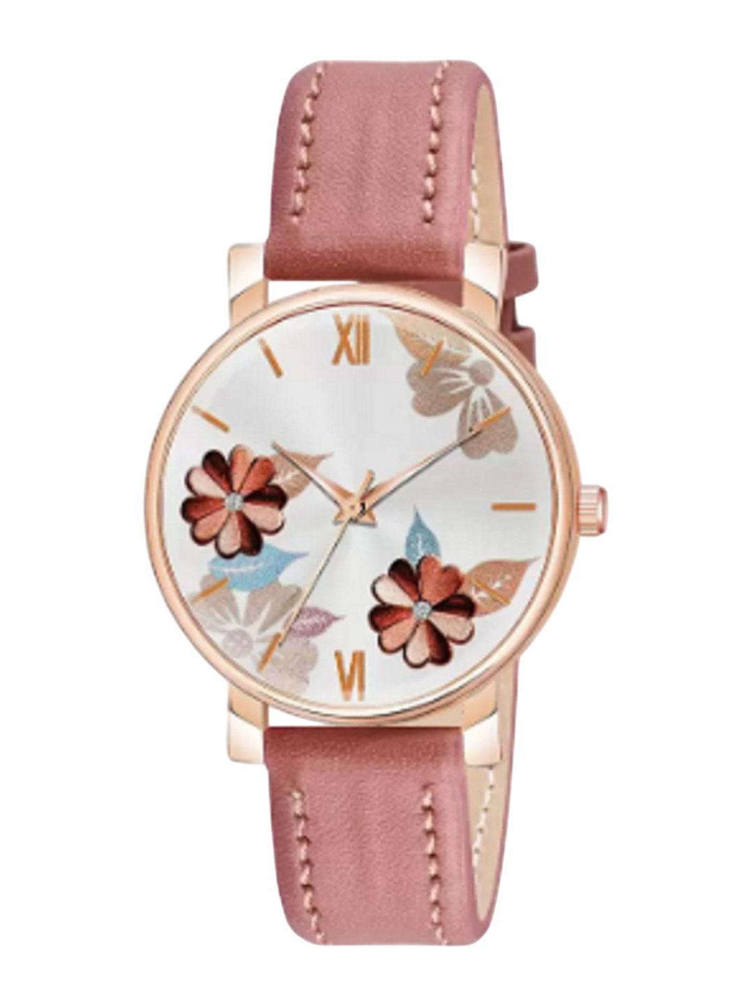 Miss Perfect Women Printed Dial & Leather Straps Analogue Watch LJ414-picture-0