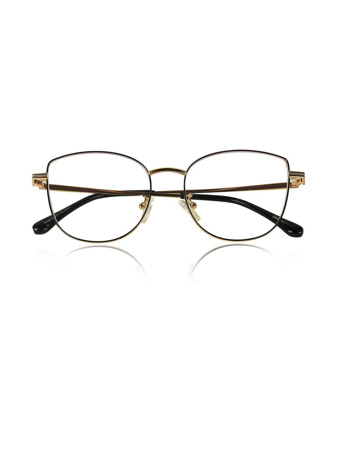DressBerry Women Gold-Toned & Black Cat Eye Sunglass With UV Protected Lens-picture-26