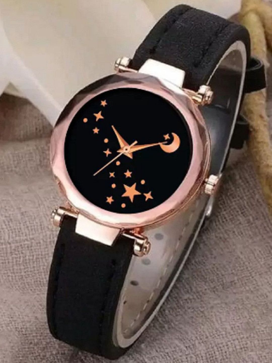 Miss Perfect Women Embellished Dial & Leather Bracelet Style Straps Analog Watch LJ88-picture-36