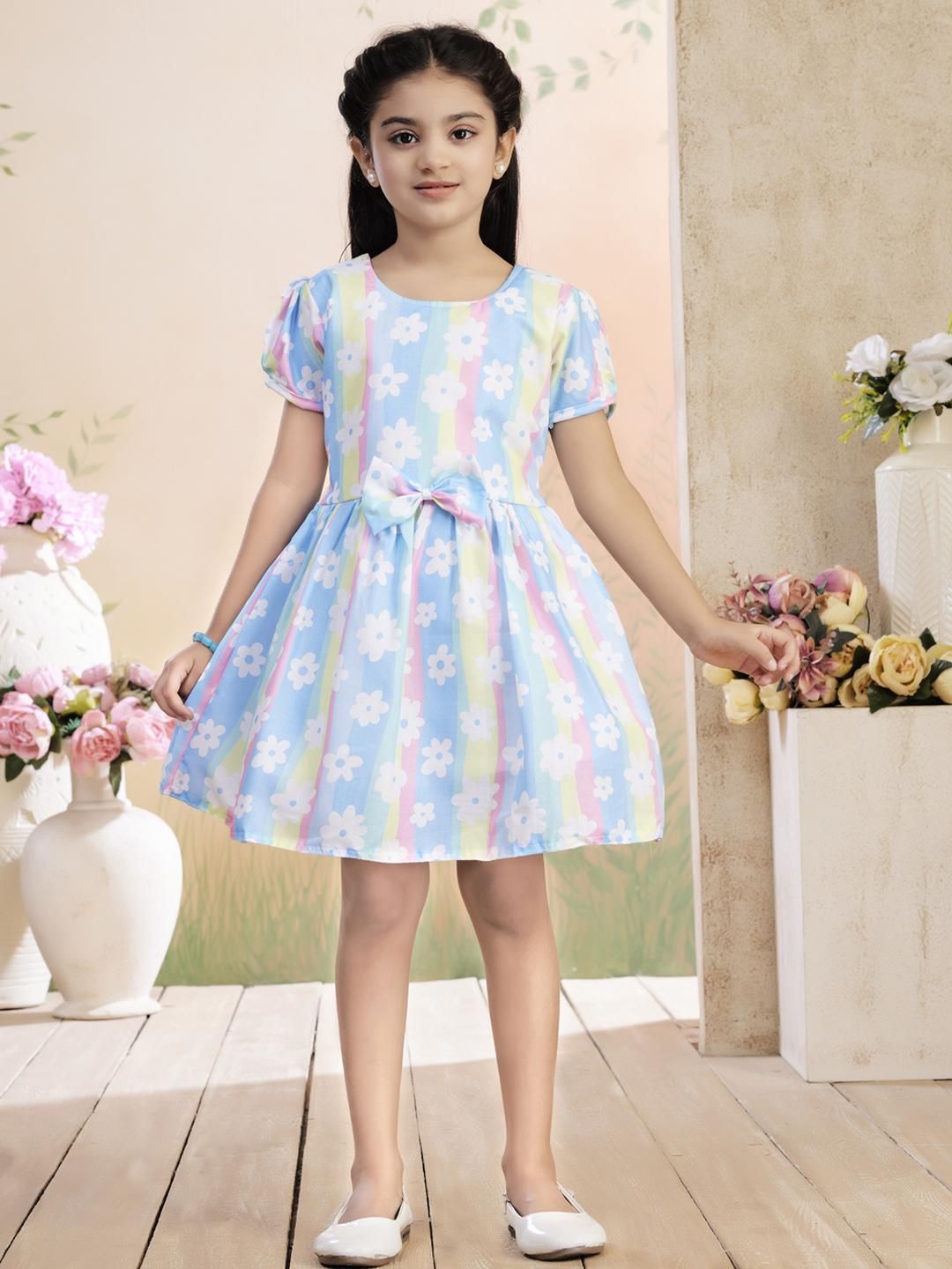 Muhuratam Girls Cotton Dresses-picture-19