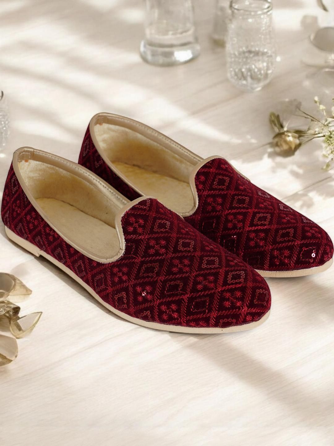 DFR Men Textured Textile Loafers-picture-11