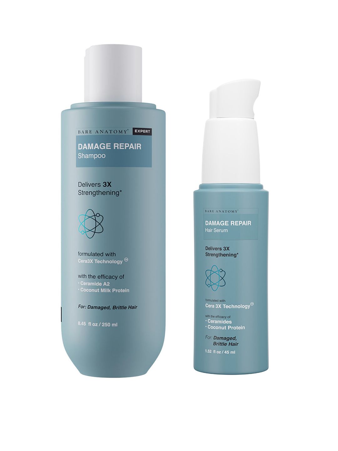 Bare Anatomy Damage Repair Hair Care Duo - Hair Serum 45ml & Shampoo 250ml-picture-41