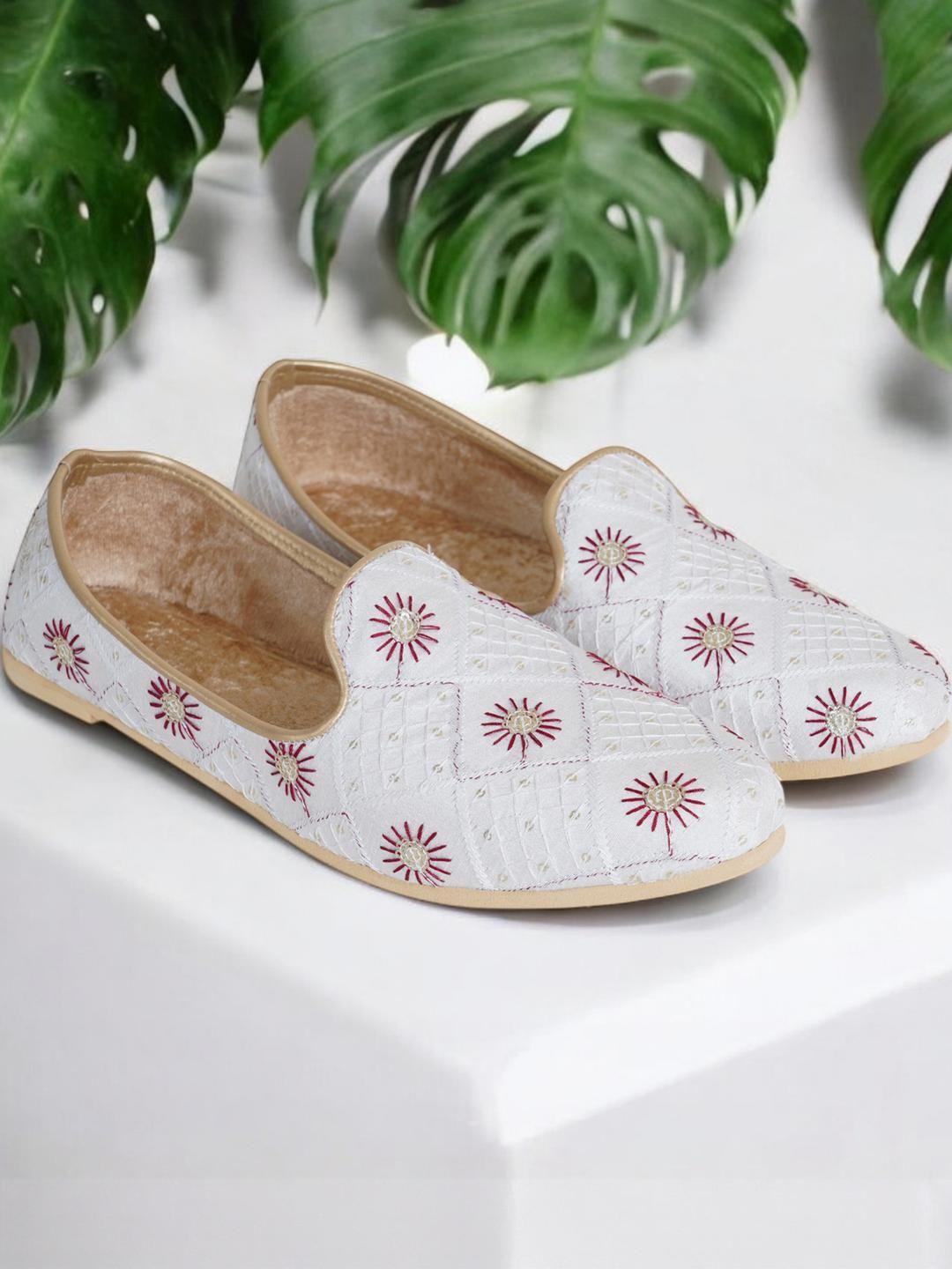 DFR Men White Textile Loafers-picture-40