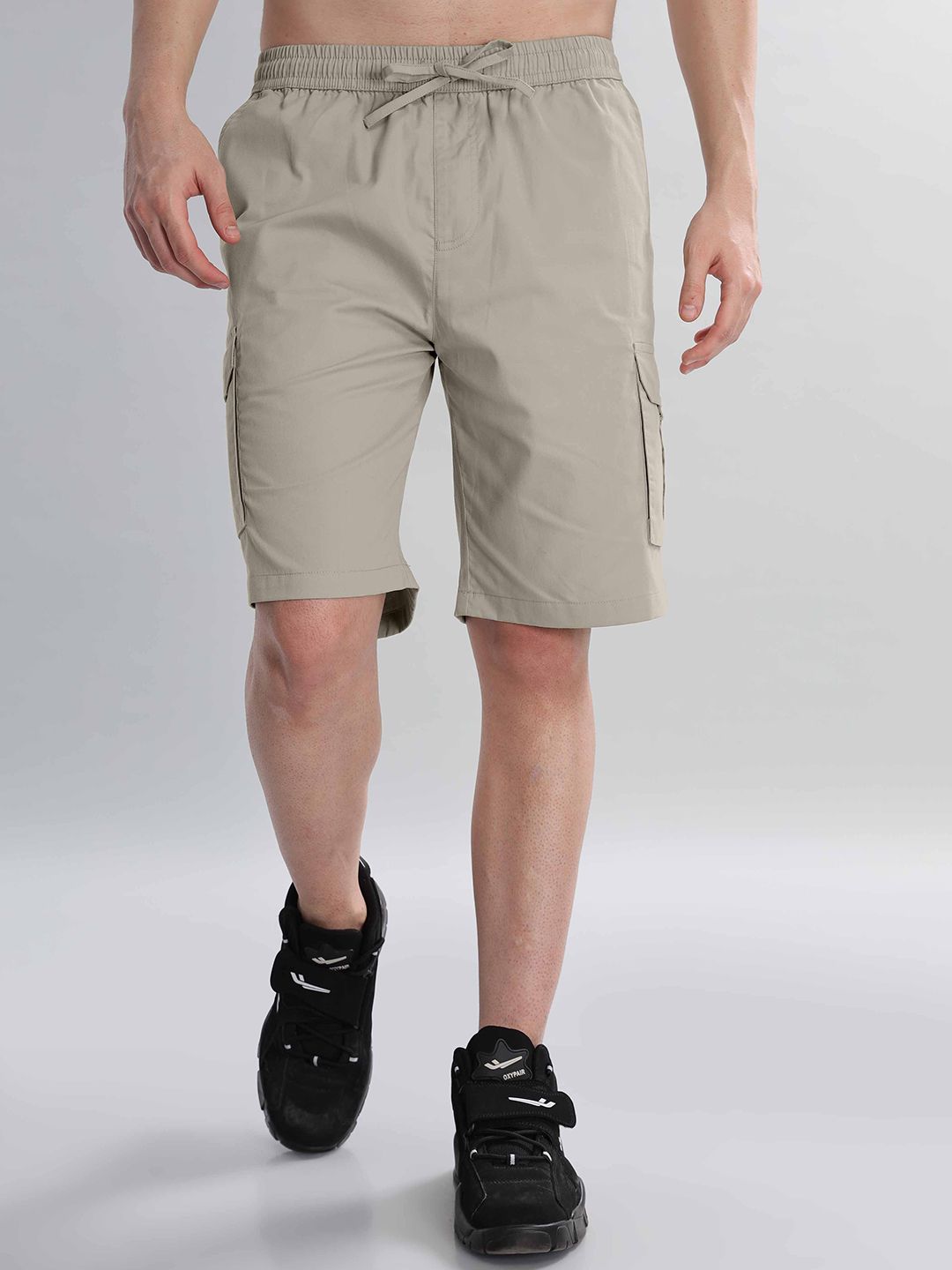 FTX Men Pure Cotton Regular Fit Mid-Rise Shorts