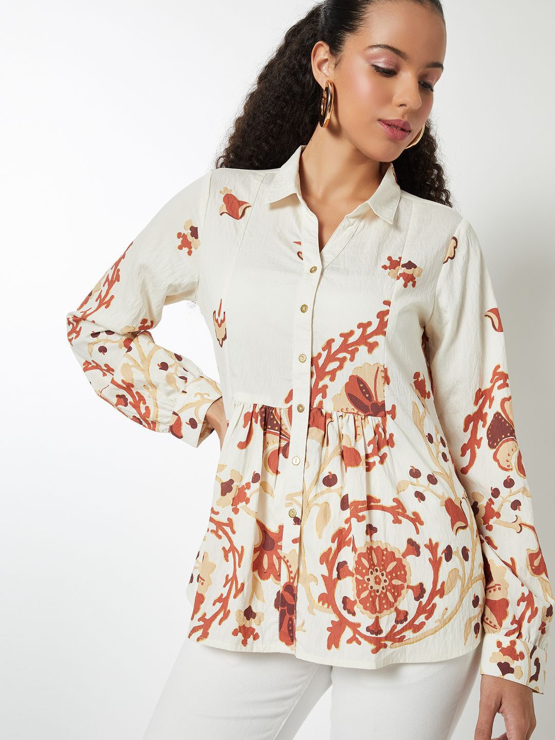 max Shirt Collar Printed Tunic-picture-11