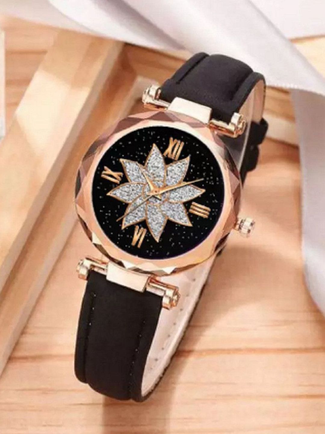 Miss Perfect Women Embellished Dial & Leather Straps Analogue Watch LJ105-picture-30