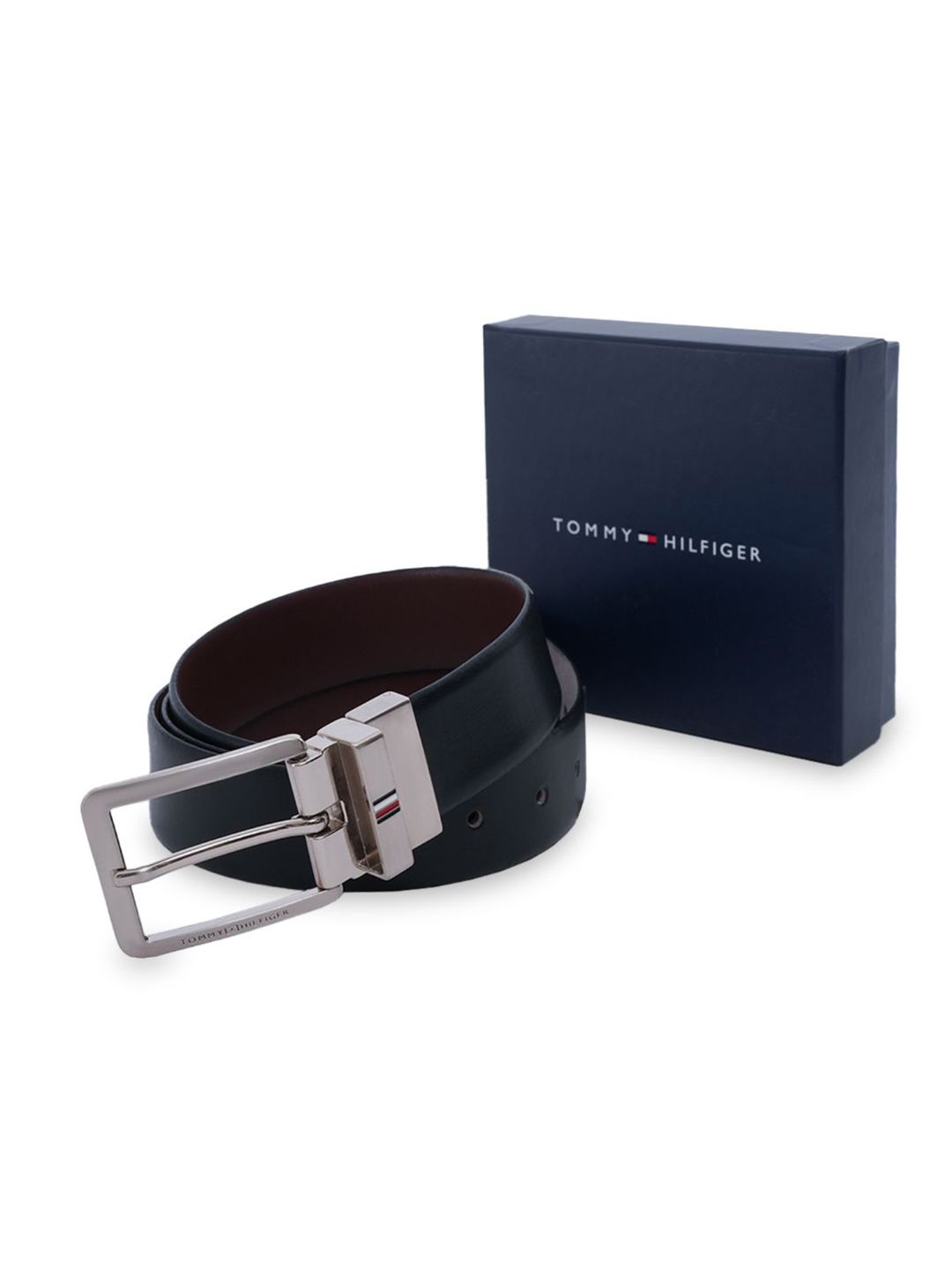 Tommy Hilfiger Men Textured Leather Reversible Belt-picture-28