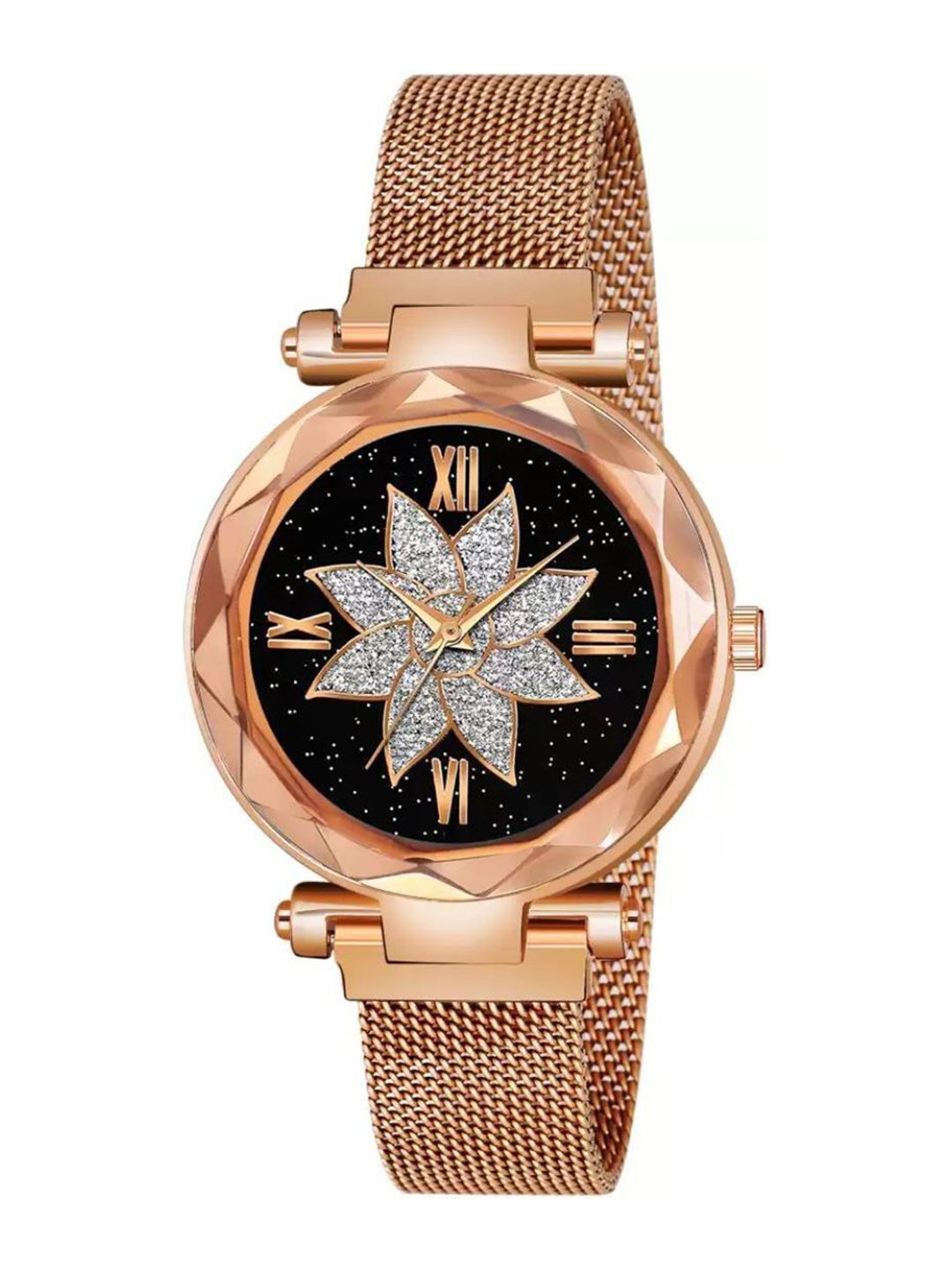 Miss Perfect Women Embellished Dial & Bracelet Style Straps Analogue Watch-picture-8