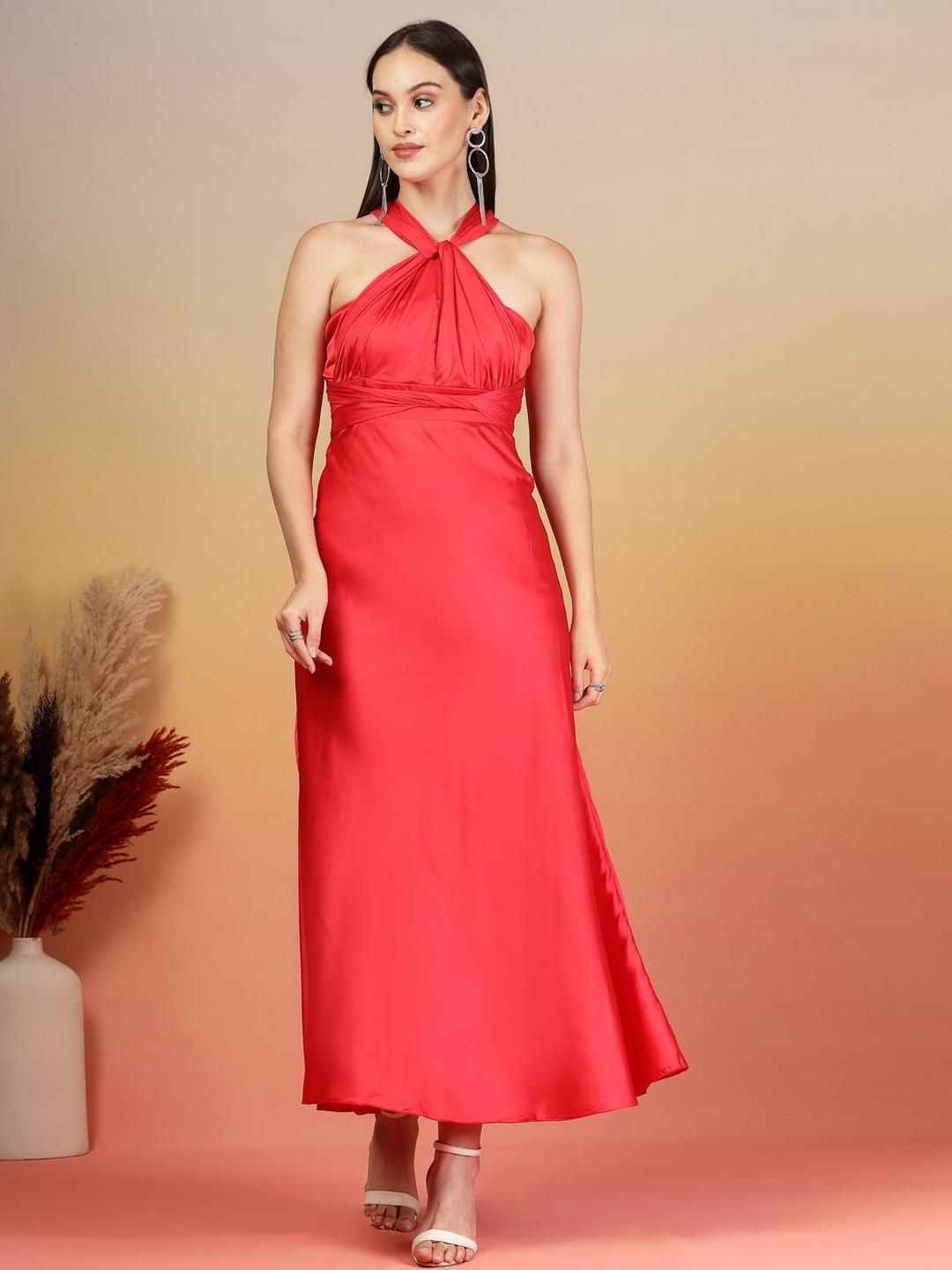 aayu Women Halter Neck Maxi Dress-picture-31