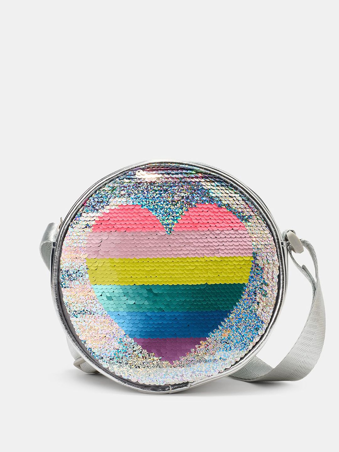 Pantaloons Junior Girls Solid Structured Embellished Sling Bag-picture-23