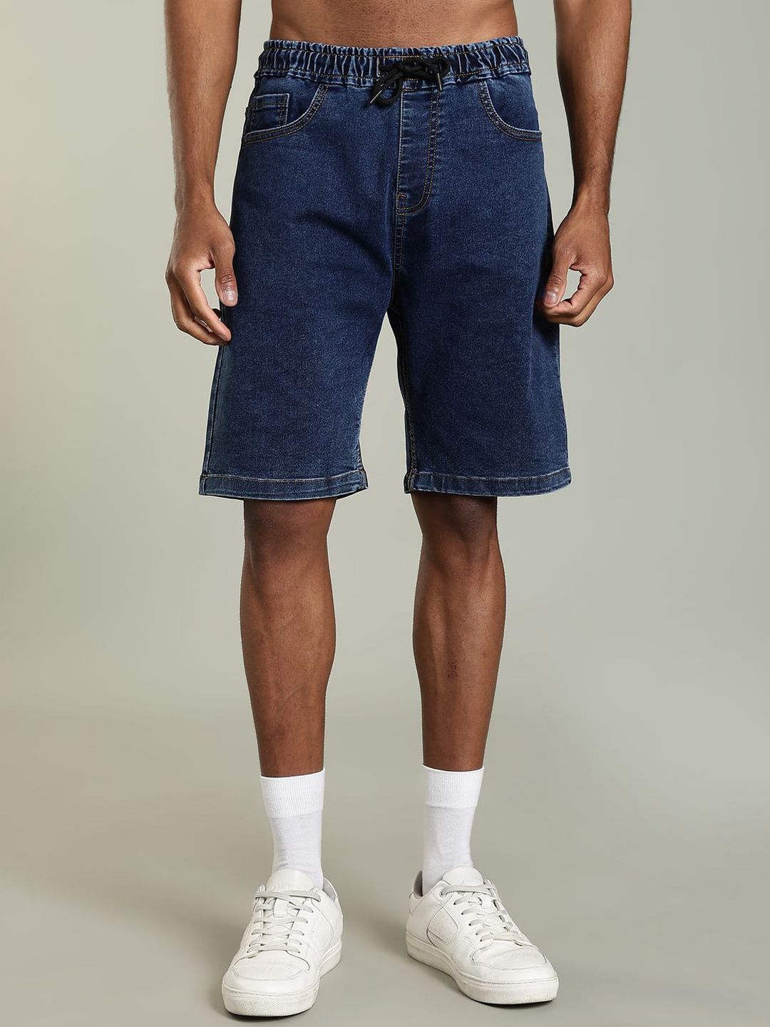 FOUL CHILD Men Washed High-Rise Denim Shorts-picture-43