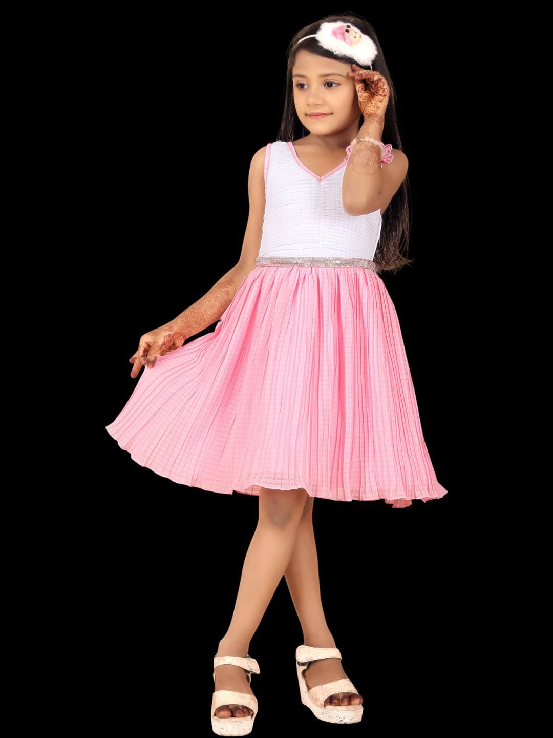 Satjal Fab Girls Cotton Dresses-picture-43