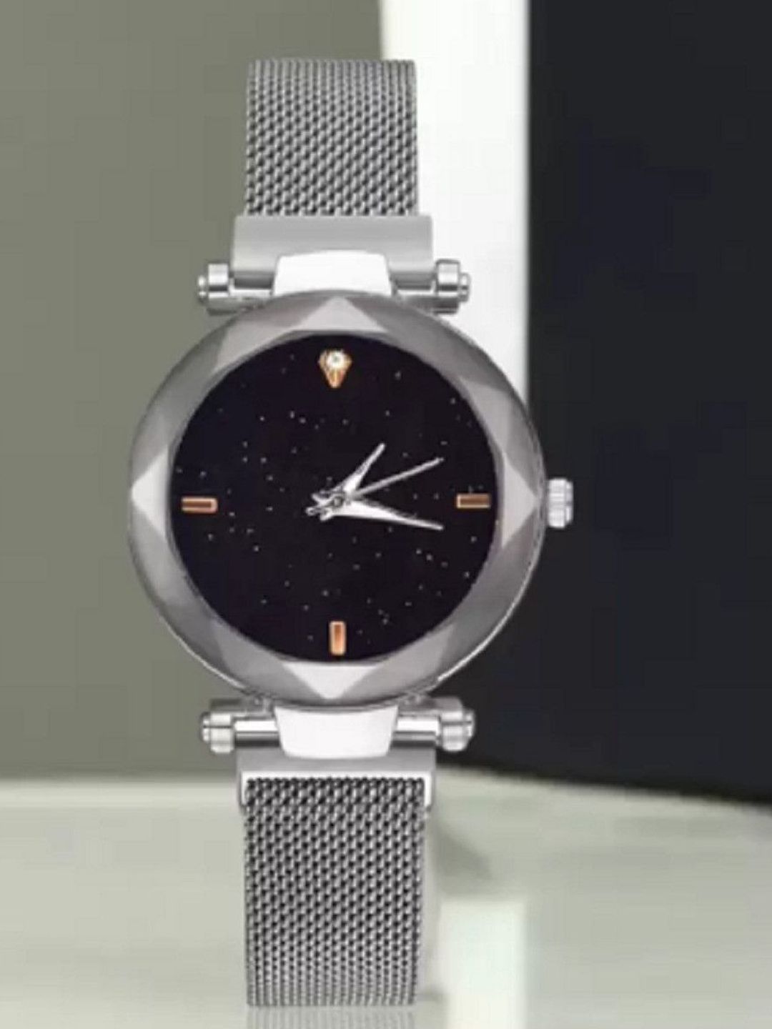 Miss Perfect Women Embellished Dial & Bracelet Style Straps Analogue Watch PL411-picture-20