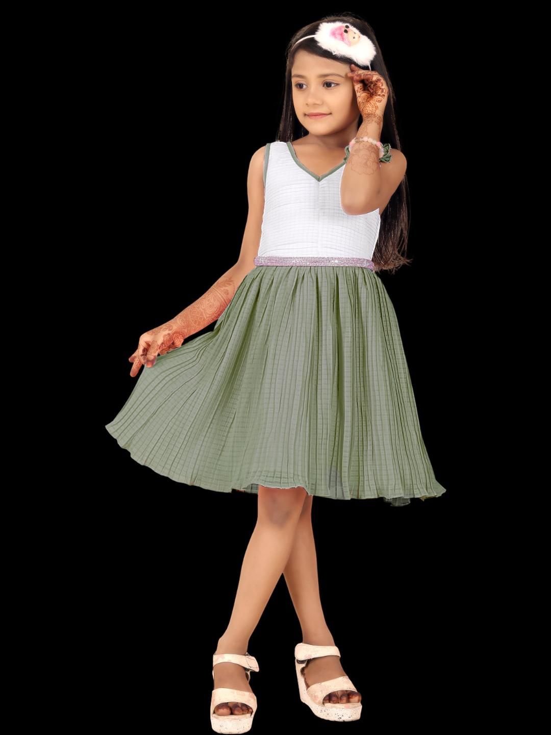 Satjal Fab Girls Cotton Dresses-picture-29