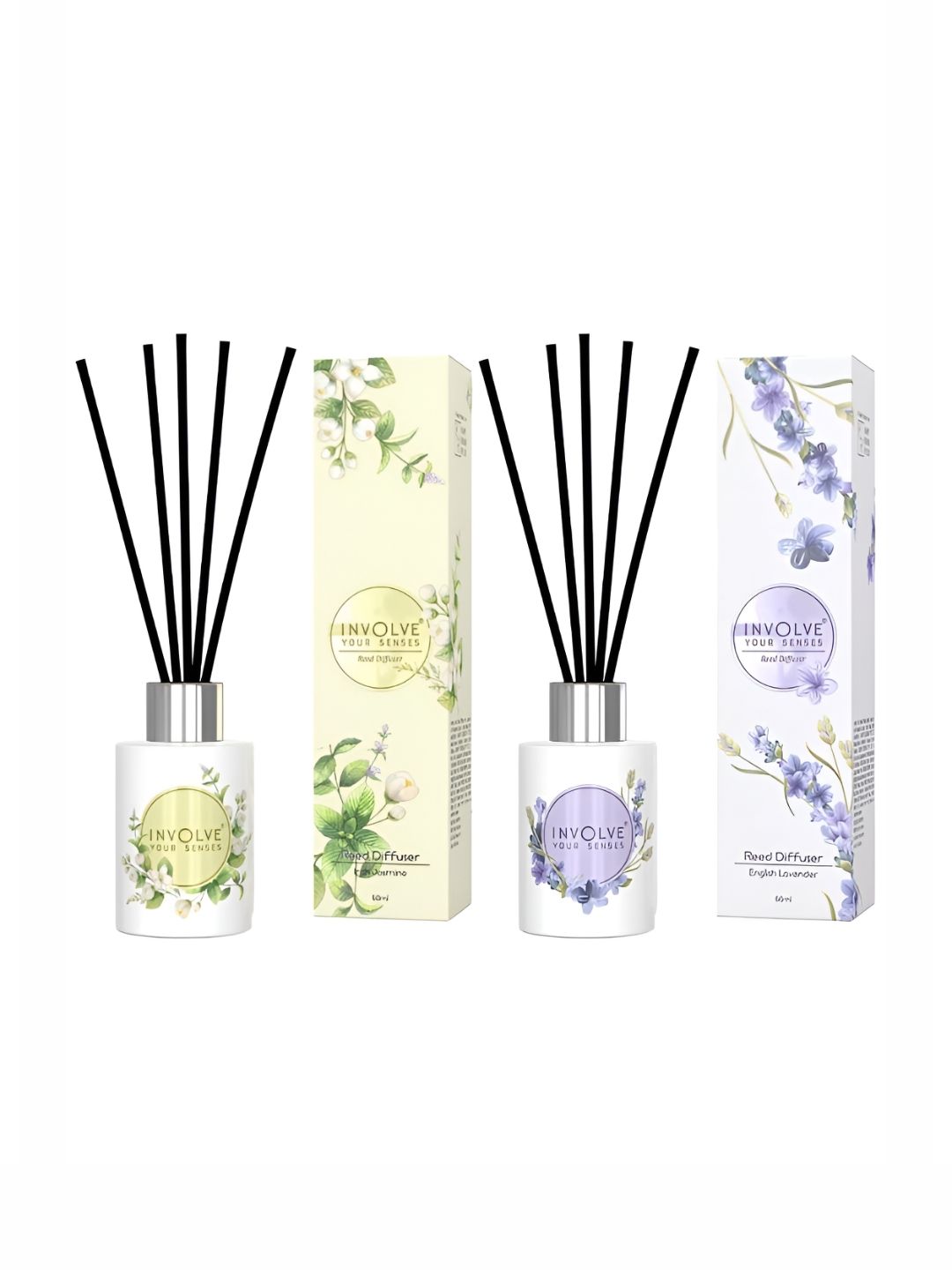 INVOLVE Pack of 2 Pura Reed Lavender & Jasmine Aroma Oil Diffuser 60ml Each-image-7