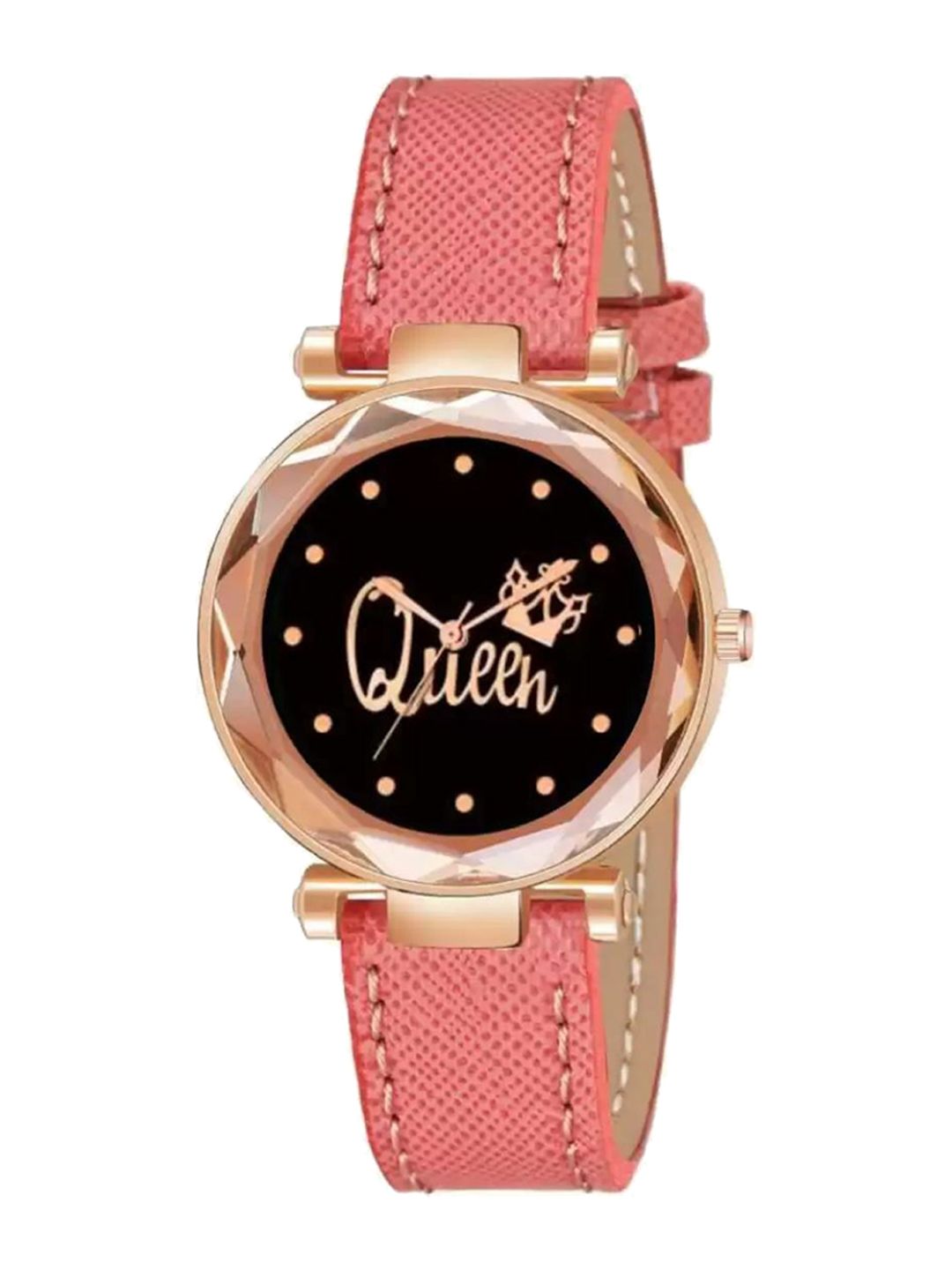Miss Perfect Women Dial & Leather Textured Straps Analogue Watch YP98-picture-42