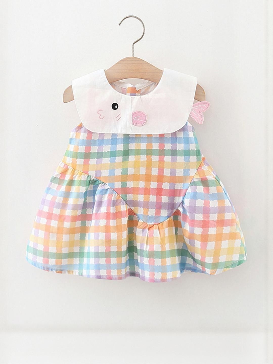 Hopscotch Girls BLENDED Fit & Flare Dresses-picture-35