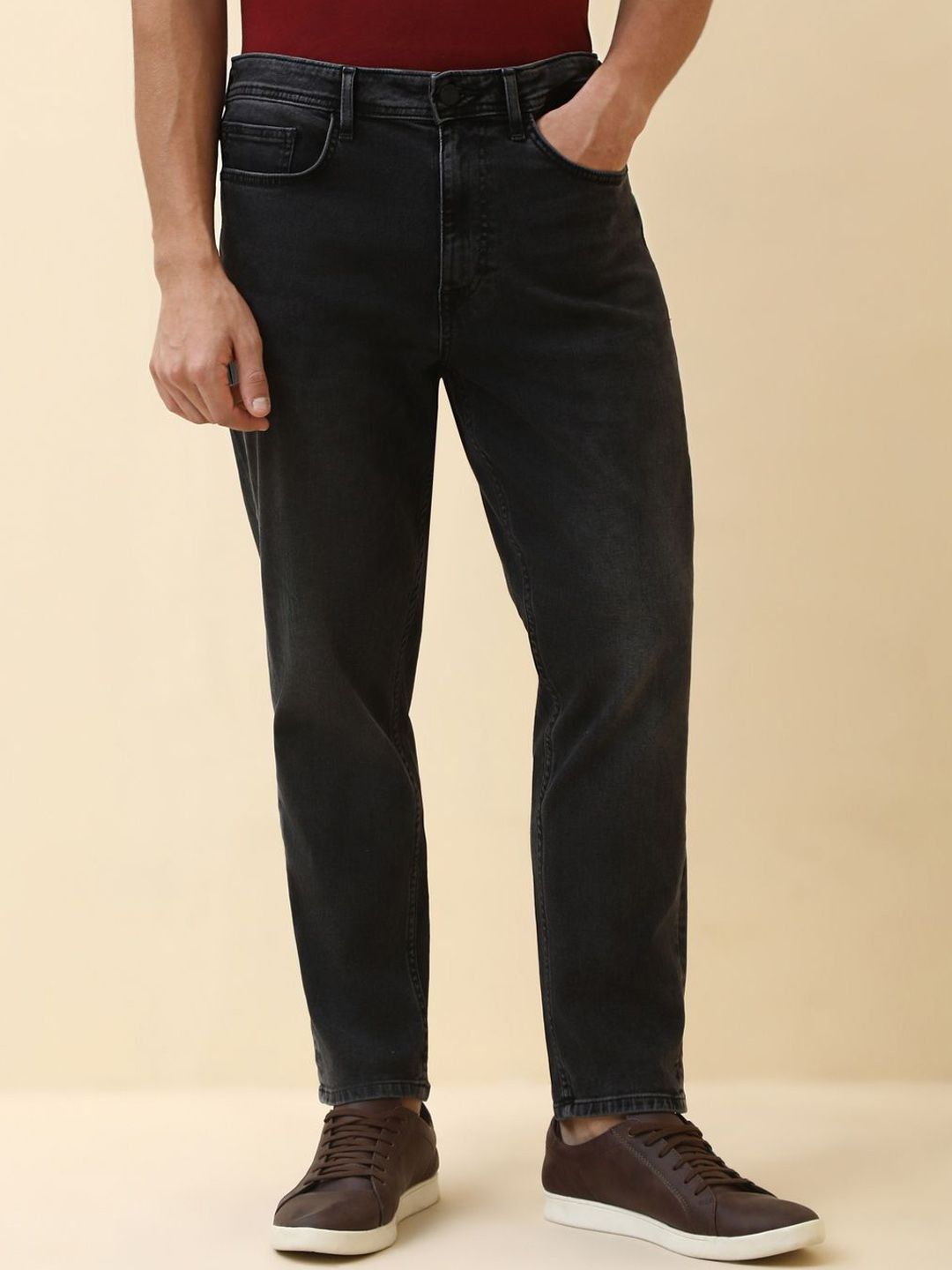 Allen Solly Men Slim Fit Mid-Rise Cotton Jeans-picture-33