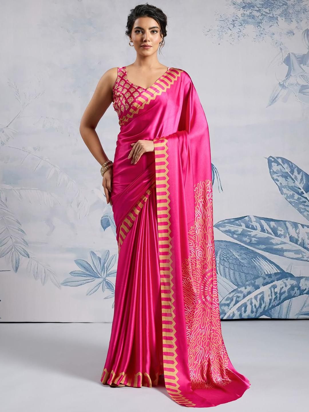all about you Satin Saree-picture-16