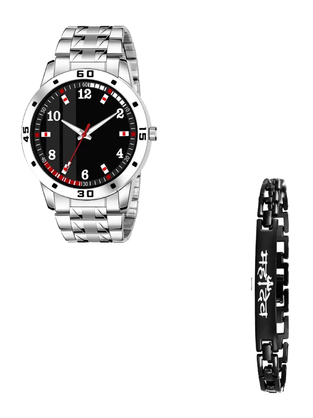 Miss Perfect Men Watch Gift Set with Bracelet-image-39
