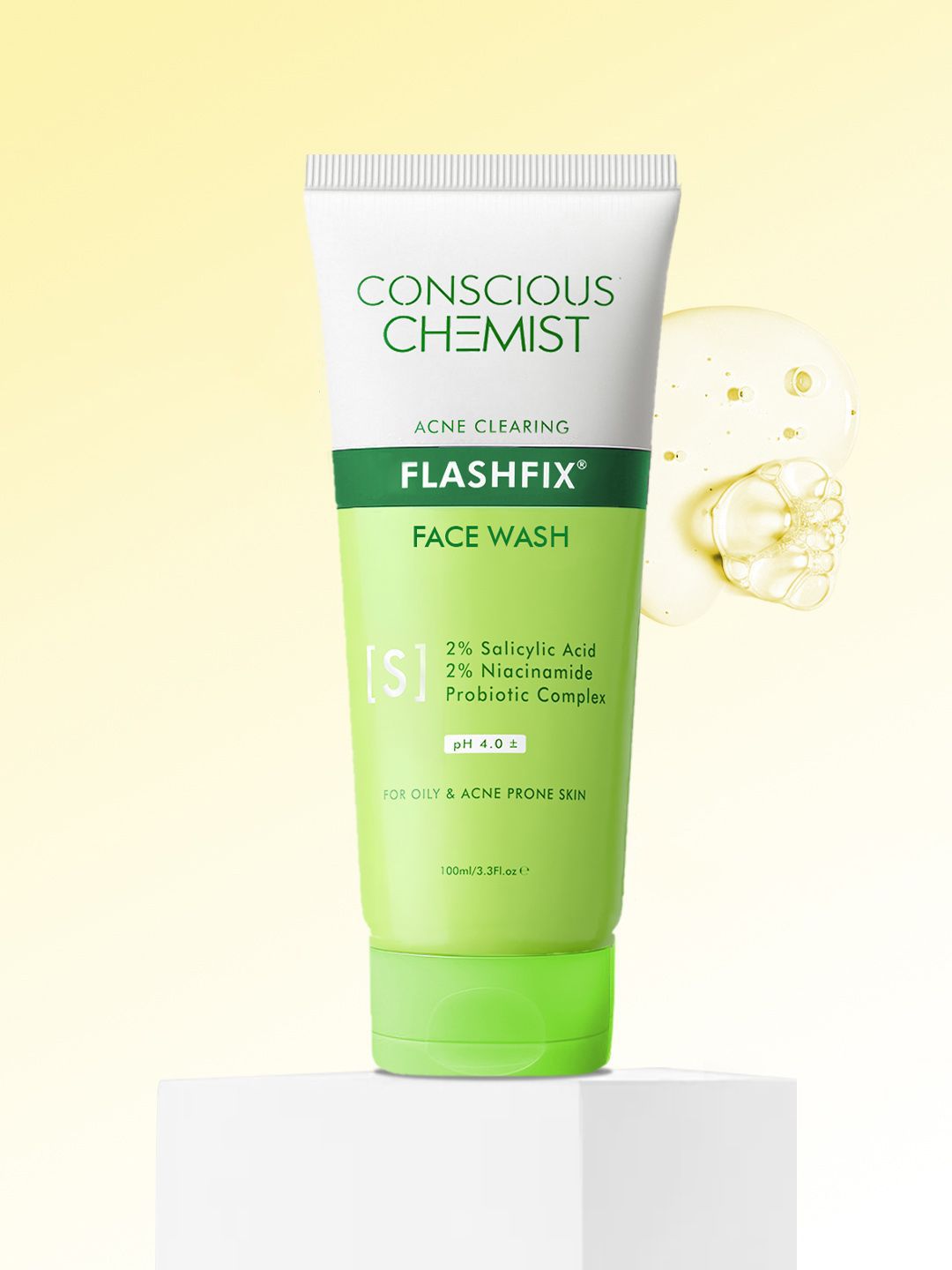 Conscious Chemist Salicylic Acid Face Wash With Glycolic Acid- 100 ml-image-40