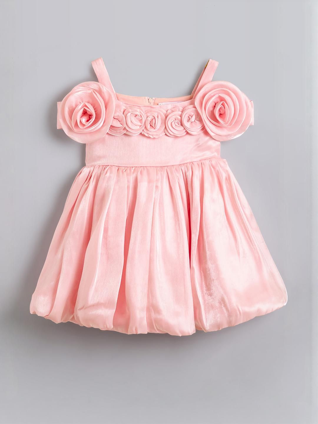 Hopscotch Girls BLENDED Fit & Flare Dresses-picture-24