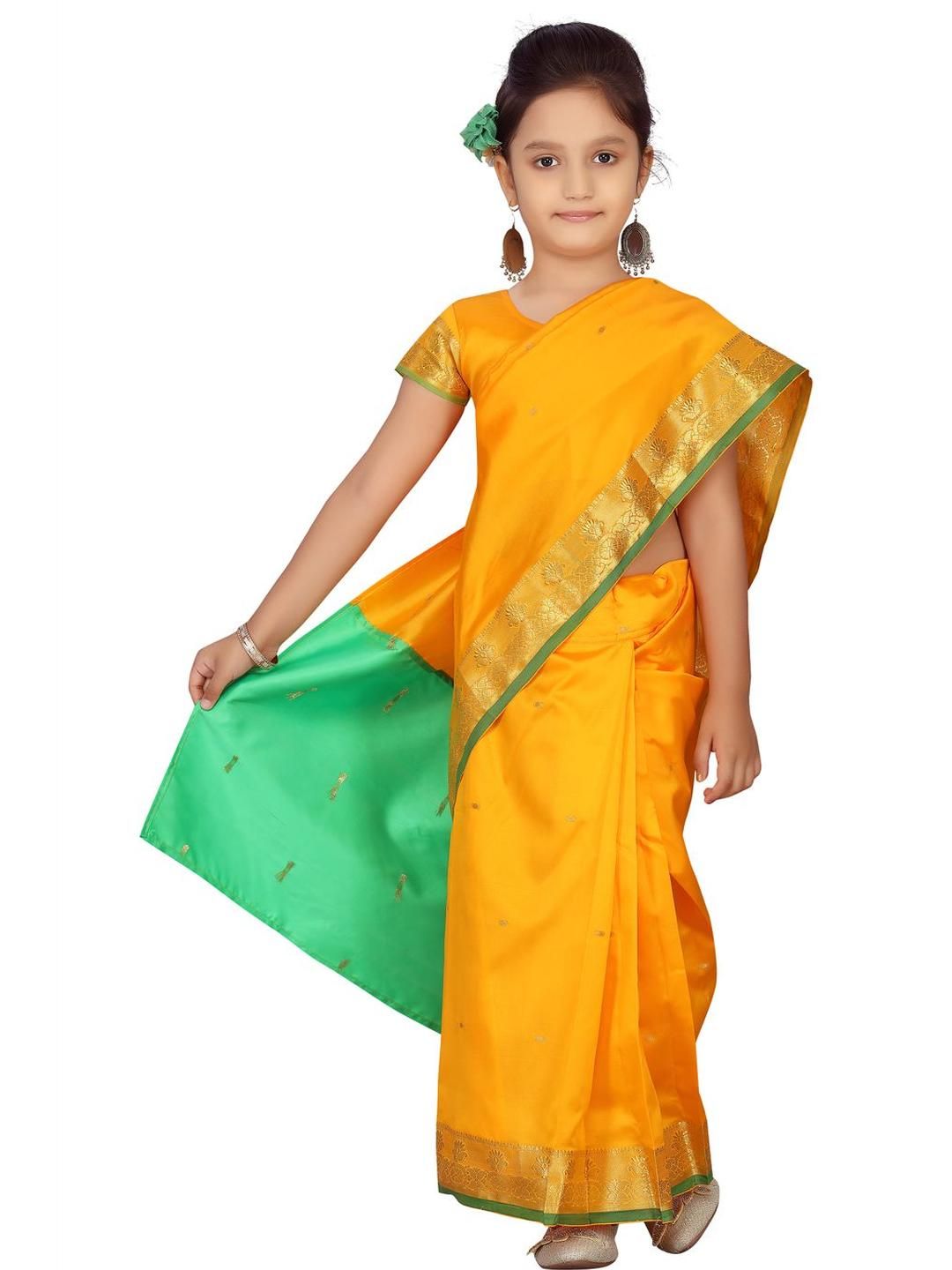 BAESD Zari Pure Silk Block Print Saree-picture-37