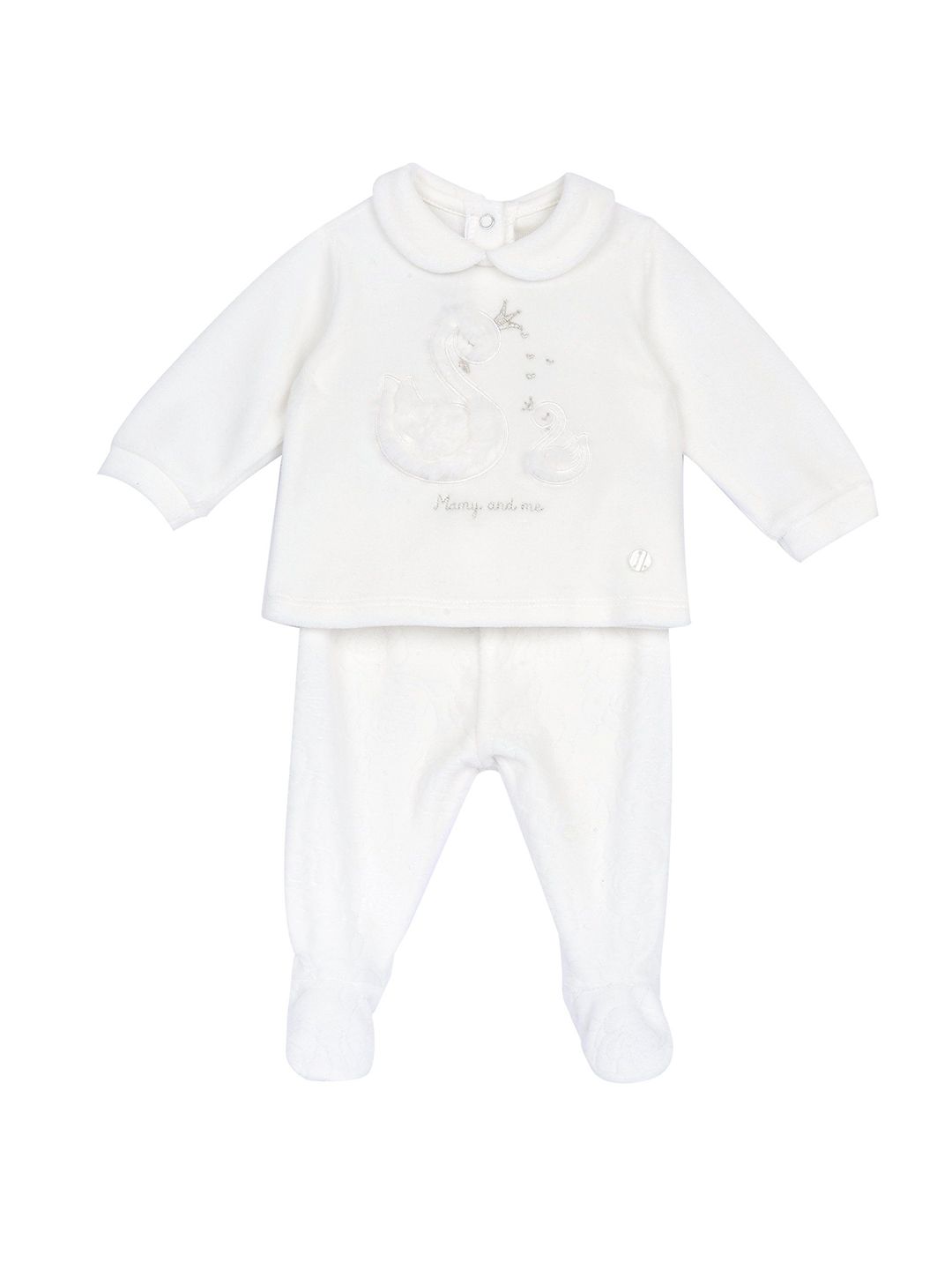 Chicco Infants Girls Embroidered Sweatshirt With Legging-picture-50