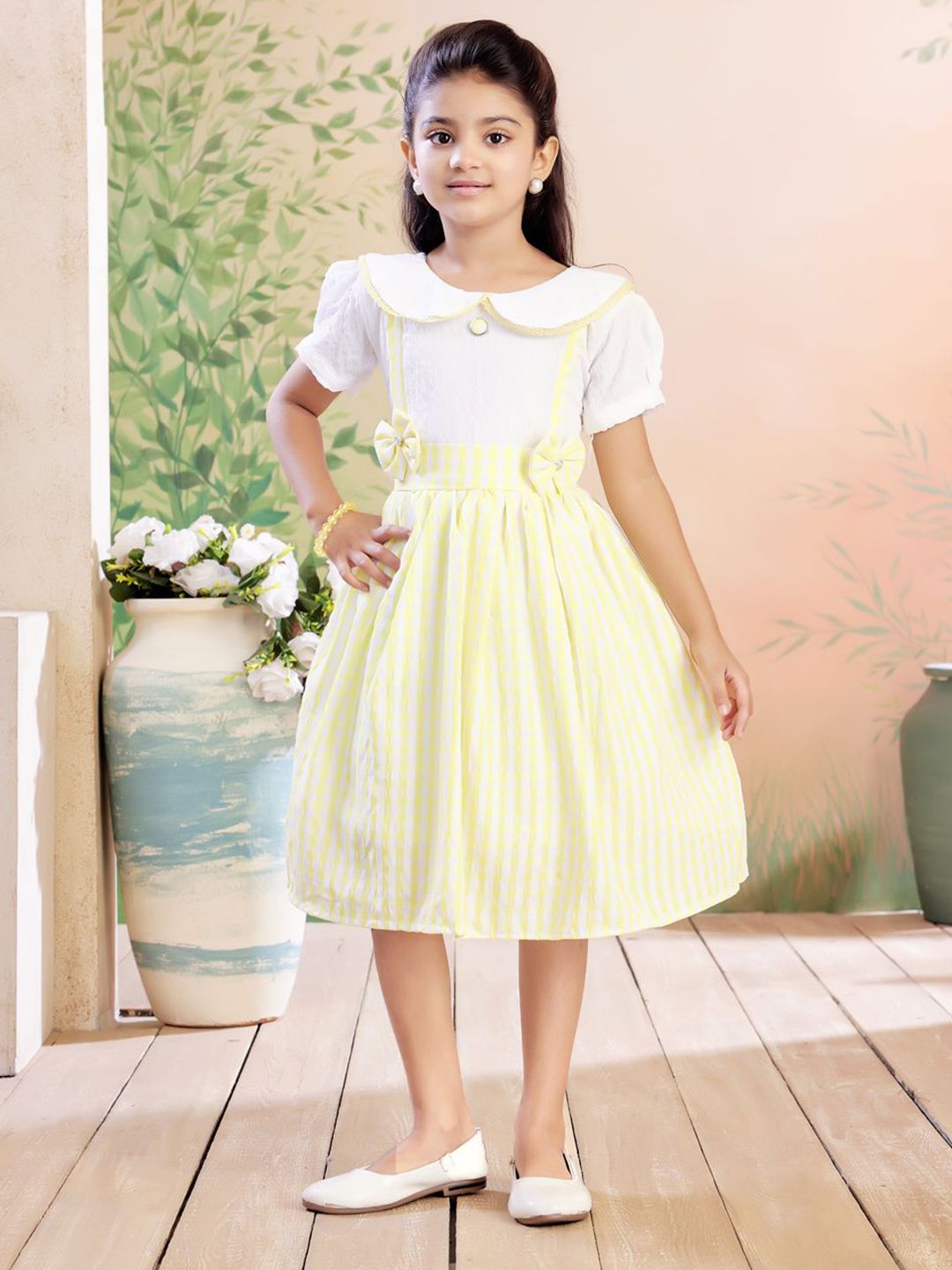 BAESD Girls Striped Fit & Flare Dress-picture-33