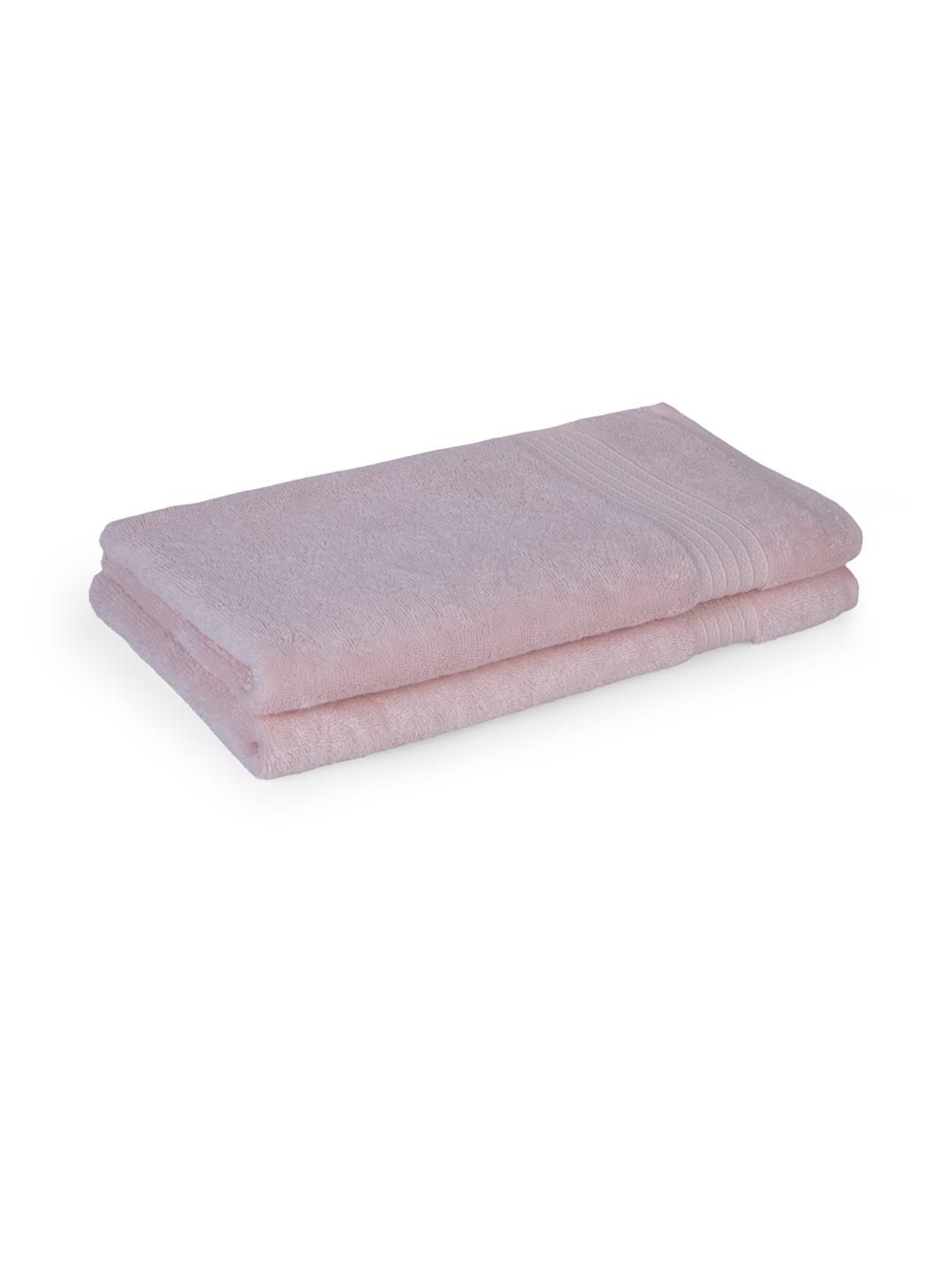 Feather & Spun Pack of 2 Velvet Rose Lavender Antimicrobial Organic Cotton Hand Towel-image-39
