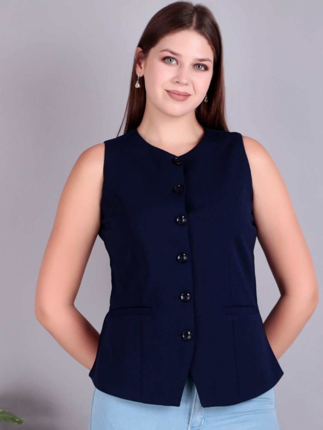 BAESD Slim-Fit Lapel Collar Waistcoat-picture-12
